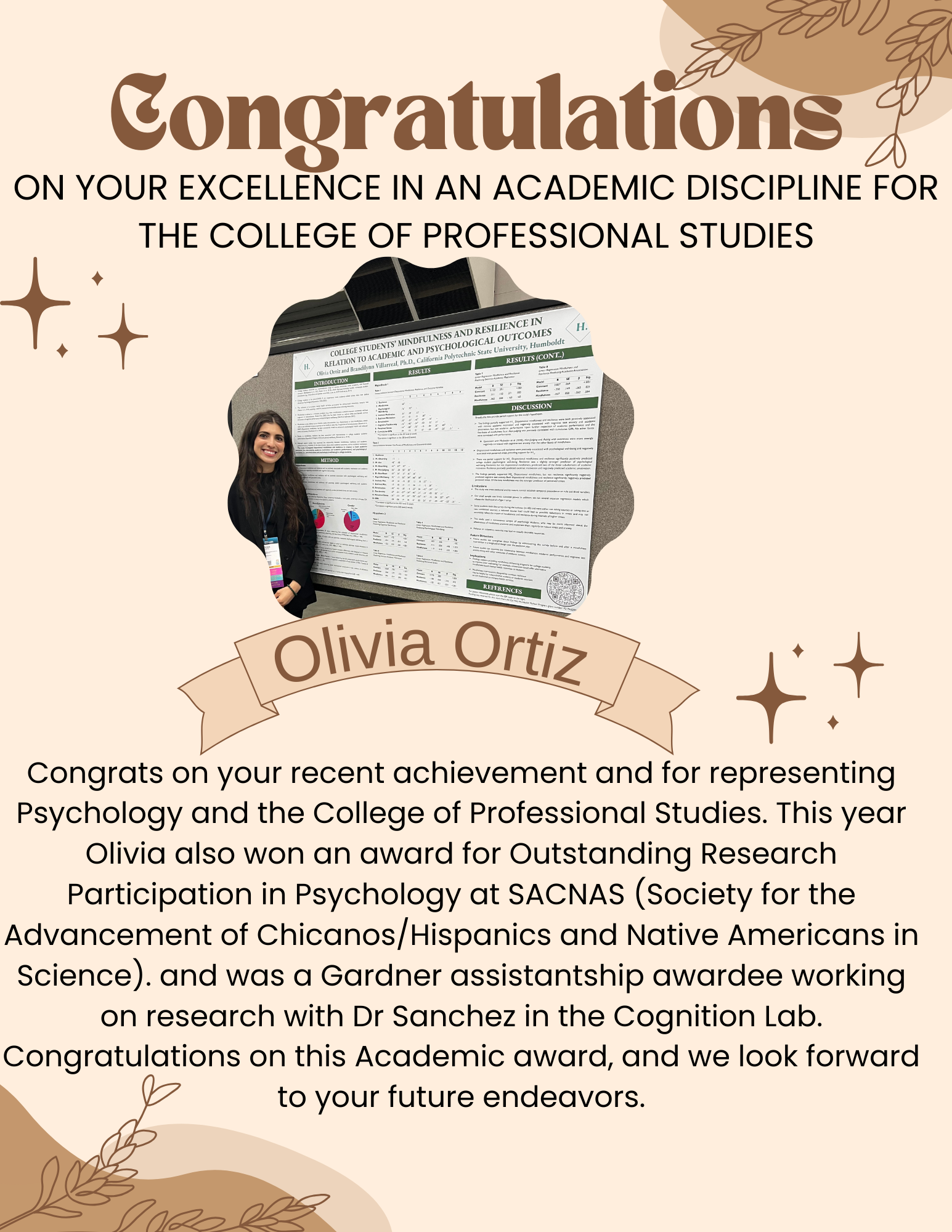 Olivia Ortiz Recognition